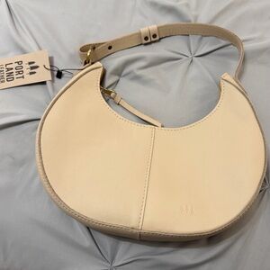 Portland Leather bone Shoulder Bag
